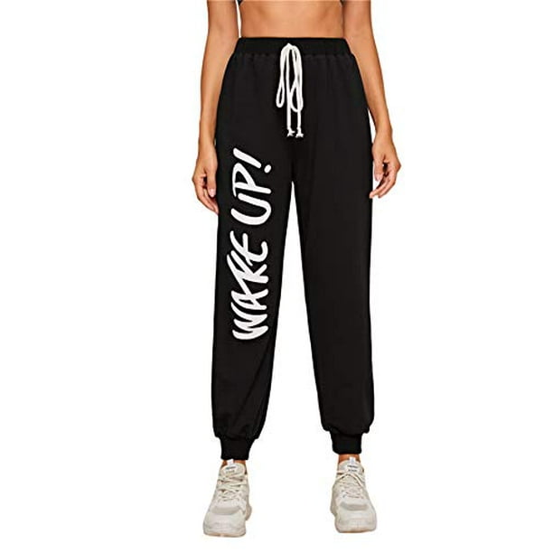 SweatyRocks Women's Causal Drawstring Waist Yoga Active Workout Long Pant with Pocket SweatyRocks Women's Causal Drawstring Waist Yoga Active Workout Long Pant with Pocket